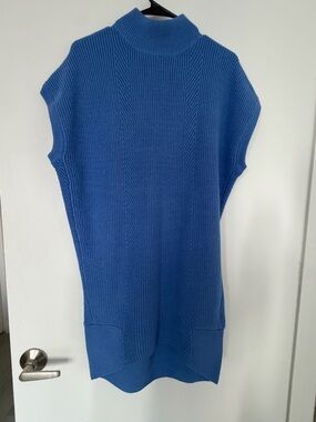 Anthropologie Sleeveless Turtleneck Sweater Dress